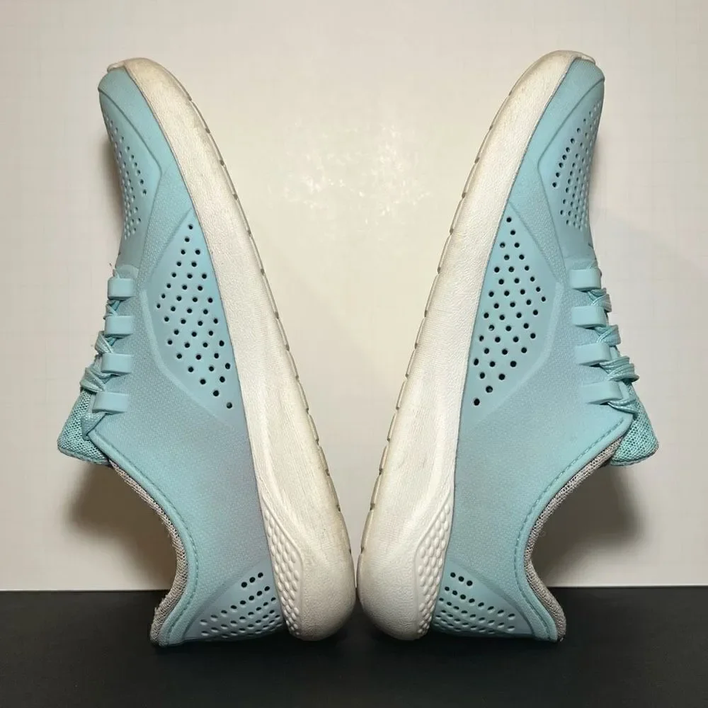 Womens CROCS LiteRide Pacer Teal Athletic Shoes / Size 9